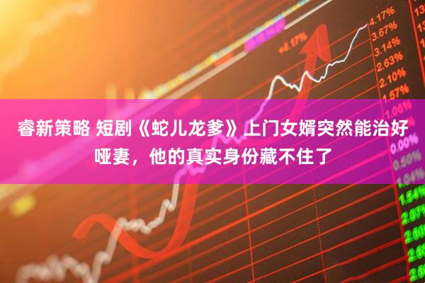 睿新策略 短剧《蛇儿龙爹》上门女婿突然能治好哑妻，他的真实身份藏不住了