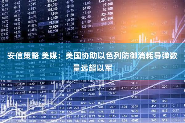 安信策略 美媒：美国协助以色列防御消耗导弹数量远超以军